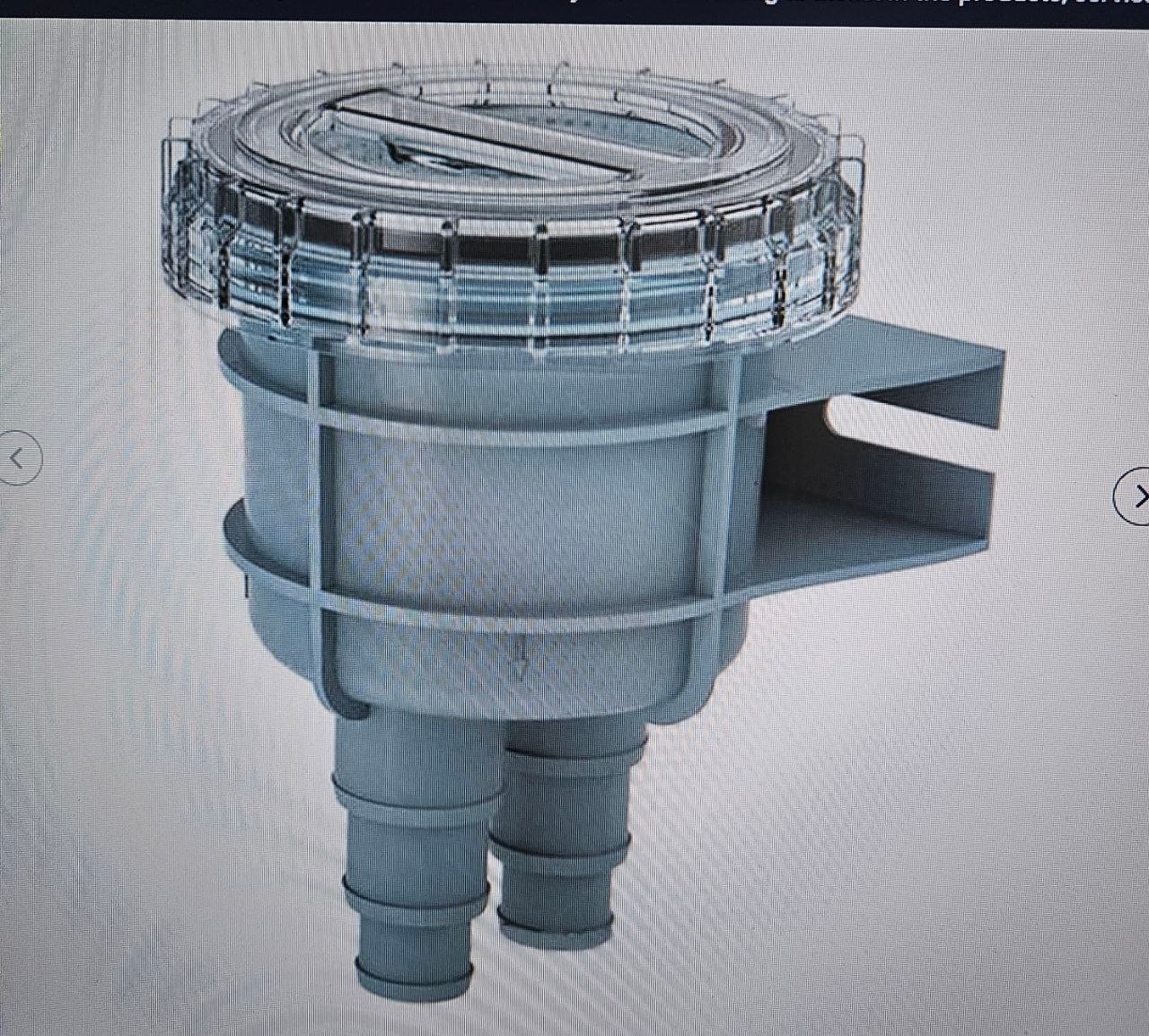 Seaflo Sea Water Filter / Marine Raw Water Intake Strainer